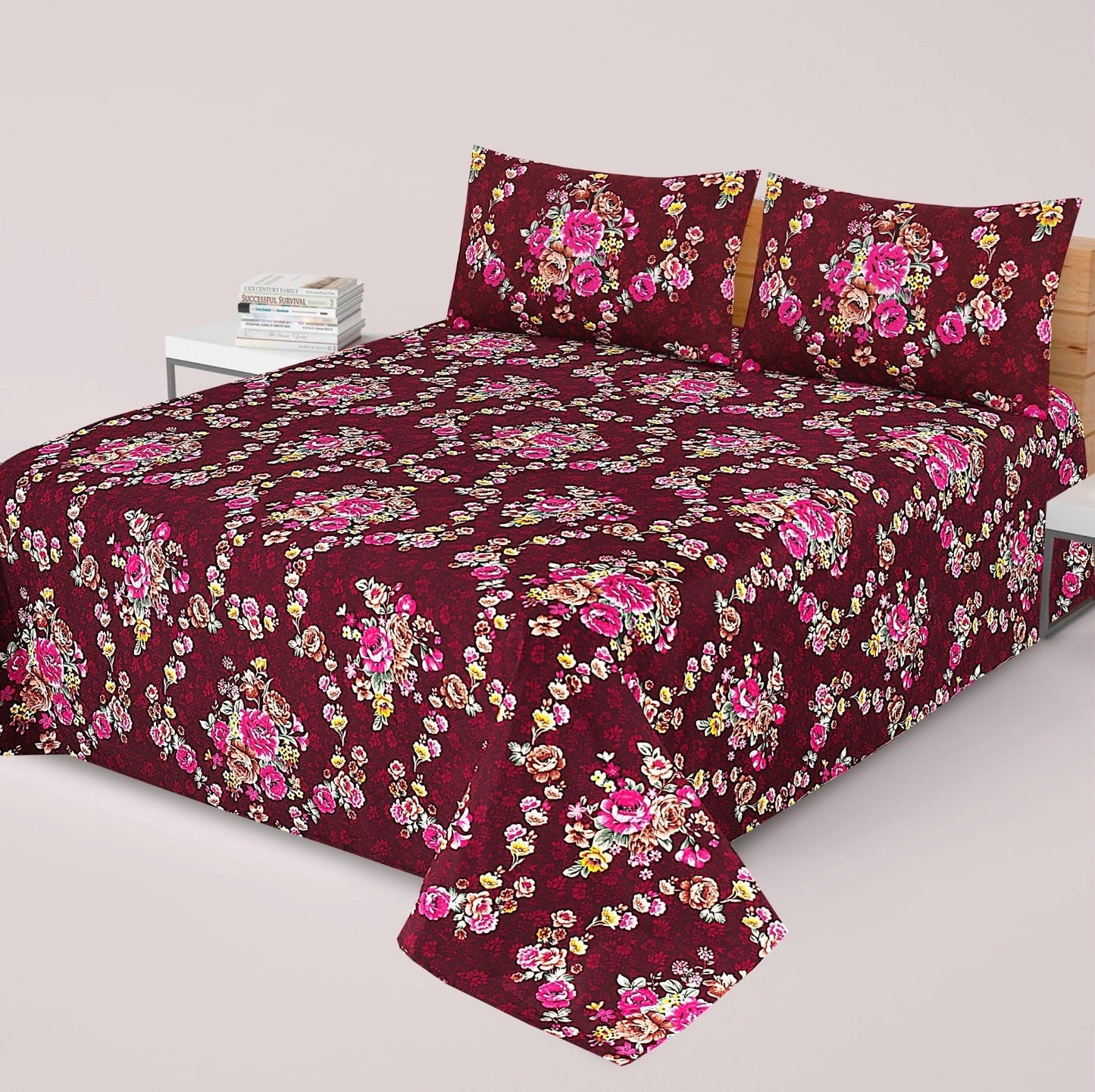 3 Pcs Bed sheet A-57