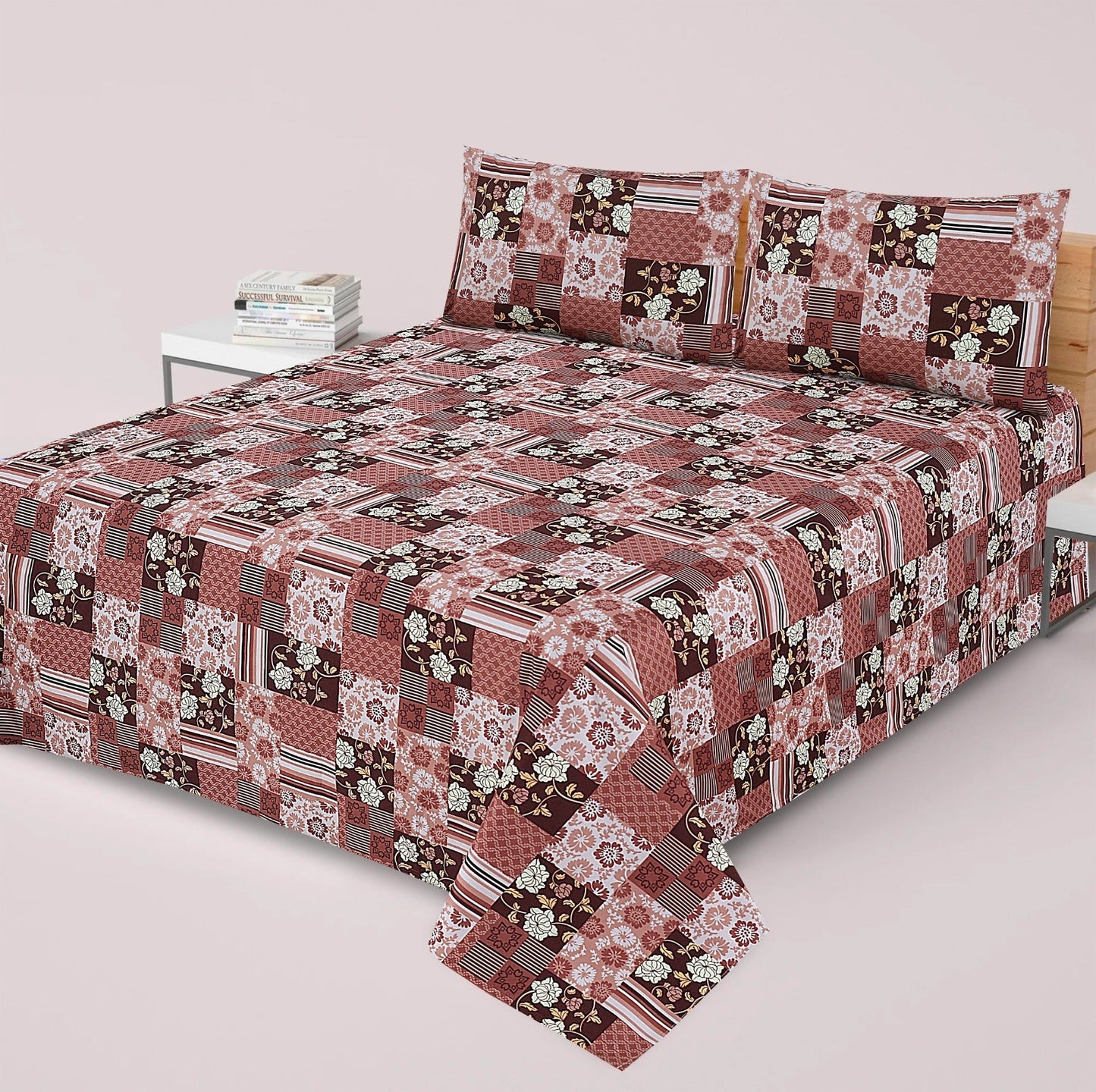3 Pcs Bed sheet N-17b