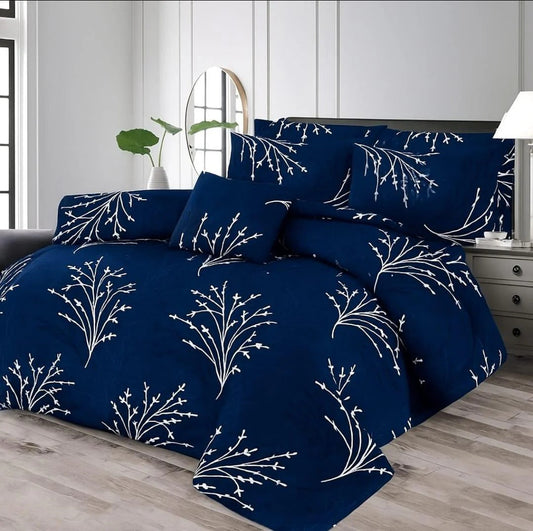 PREMIUM SUMMER KING SIZE COMFORTER SET - 7-PIECE